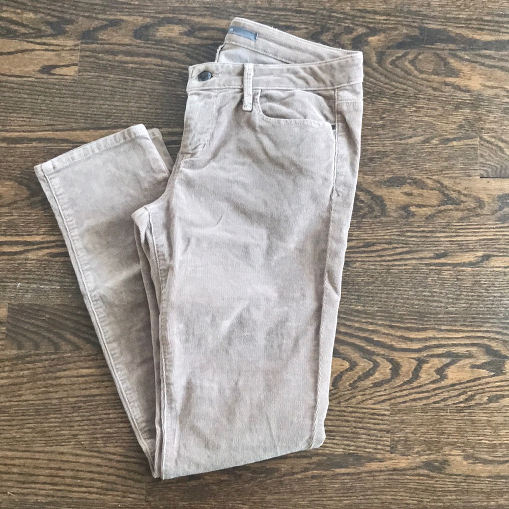 Joe’s jeans grey/beige Chelsea corduroy skinny